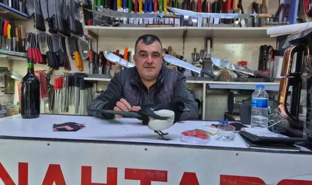 Bıçakçı ile saksağanın sıra dışı dostluğu