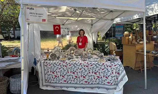 Kütahya'nın seramik sanatı İtalya'da uluslararası festivalde tanıtıldı