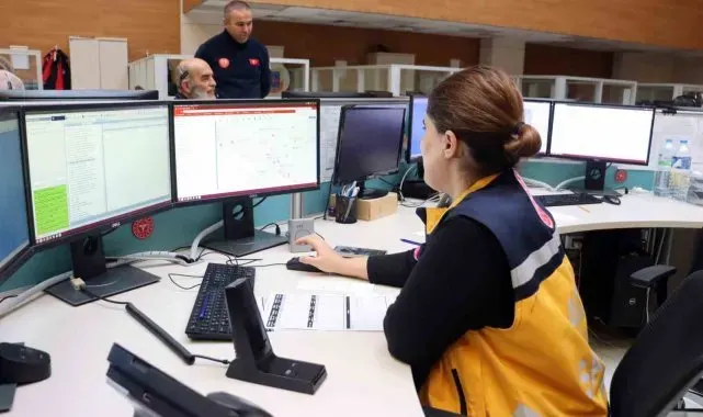 2024'te acil çağrı merkezine gelen ihbarların yüzde 39'u vakaya dönüşmedi