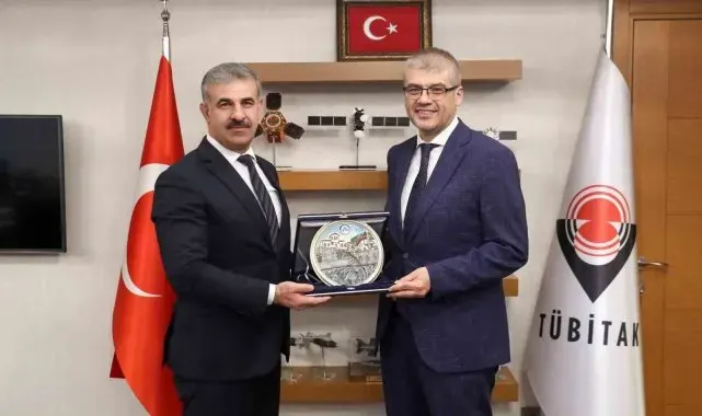 Rektör Çiftçi'den TÜBİTAK Başkanı Aydın'a ziyaret: Uluslararası iş birlikleri değerlendirildi