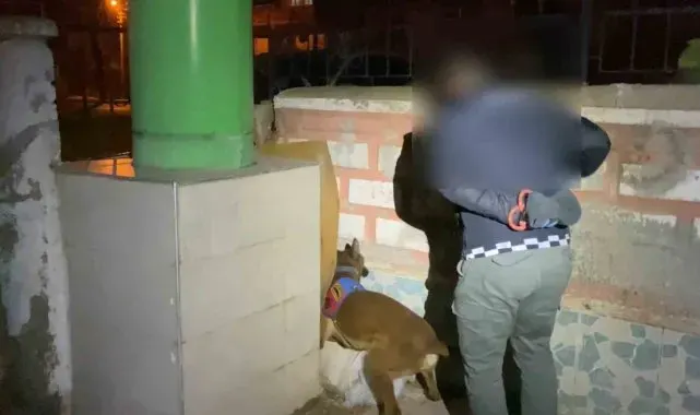 Aksaray'da uyuşturucu tacirine jandarma darbesi