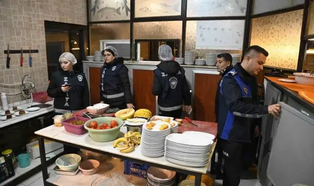 Yunusemre zabıta ekiplerinden yılbaşı öncesi sıkı denetim