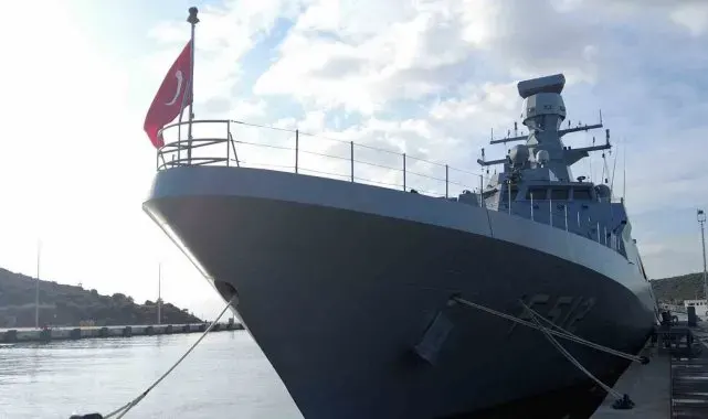 Türkiye'nin göz bebeği TCG Büyükada, yeni yılda nöbette