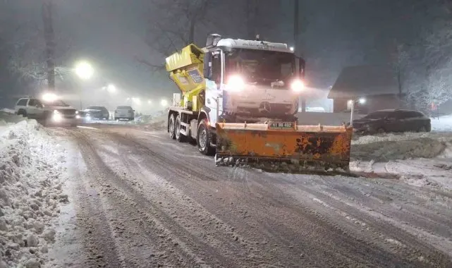 Kar Timleri'nden yılbaşı mesaisi
