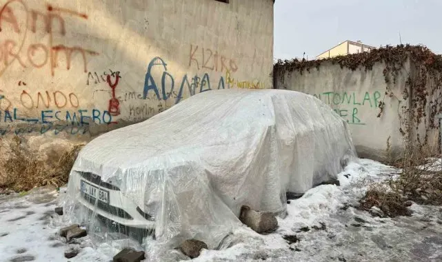 Ağrı'da dondurucu soğuklar etkisini sürdürüyor