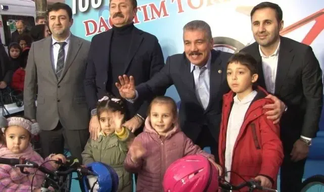 Bahçelievler Belediyesi, çekilişle 100 adet bisiklet hediye etti