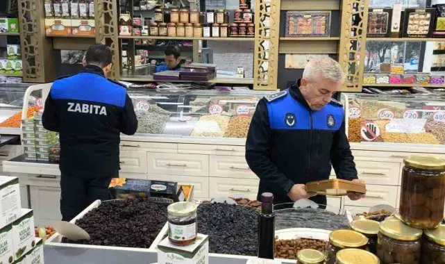 Zabıta ekiplerinden yılbaşı öncesi denetim