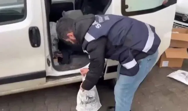 Samsun'da kaçak sigara ve içki operasyonu