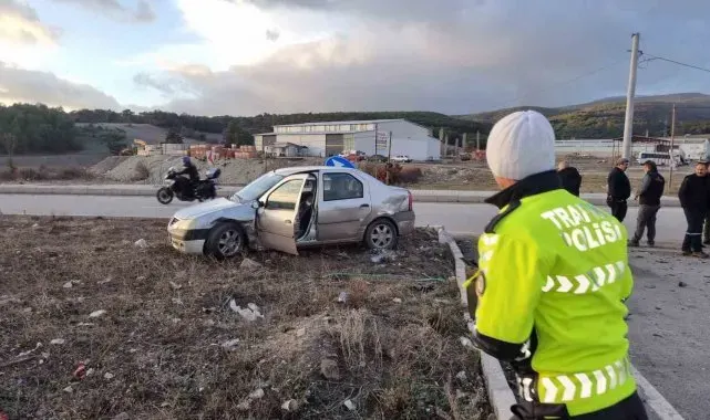 Kütahya'da o kavşakta yine kaza: 1 yaralı