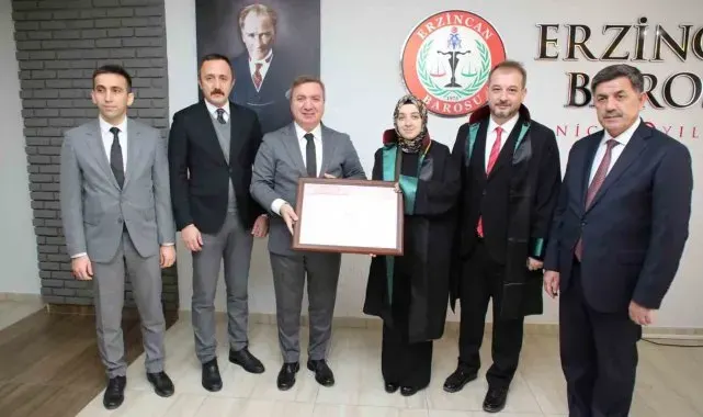 Vali Yardımcısı Kurt, avukatlar ruhsatnamesini aldı