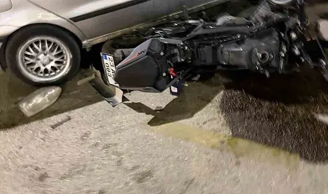 Elazığ'da otomobil ile motosiklet çarpıştı: 1 yaralı