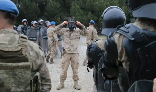 Asayiş Komando Bölük Komutanlığı eğitimlerini aksatmıyor