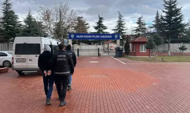 Isparta'da uyuşturucu operasyonunda 2 kişi tutuklandı