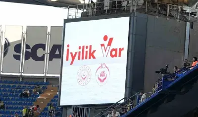 Fenerbahçe - Beşiktaş derbisinde 'İyilik var' mesajı