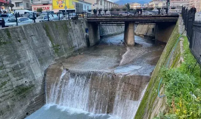 Aydın'daki yağışlar, Tabakhane Çayı'nda doğal temizliğe neden oldu
