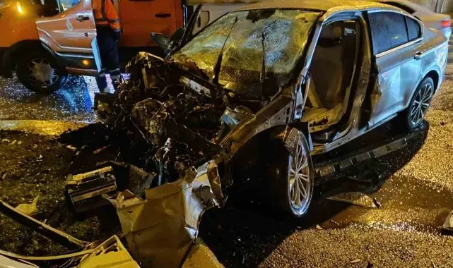 Kartal sahil yolunda kaza: 1'i ağır 6 yaralı