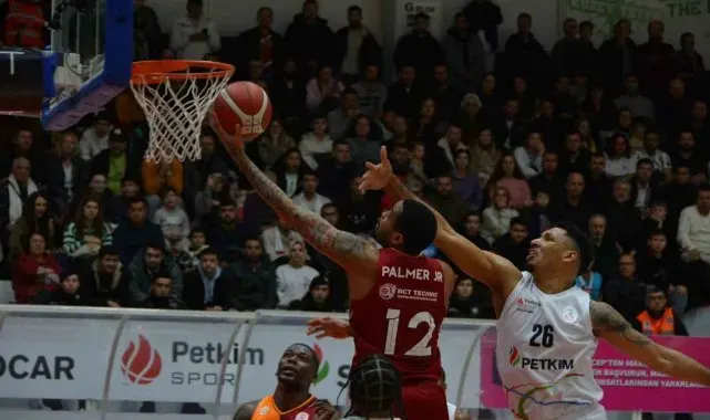 Türkiye Sigorta Basketbol Süper Ligi: Aliağa Petkimspor: 77 - Galatasaray: 94