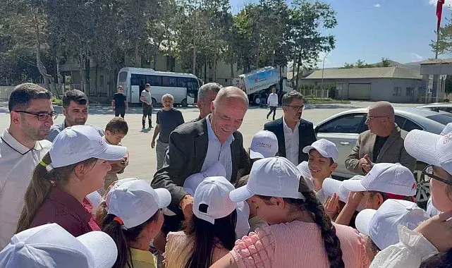 Aşkale çimento tesisleri çocukları ağırladı