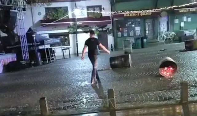 Odunpazarı'nda Yeni Yıl Pazarı'nda tezgahlara saldıran şahıs tutuklandı