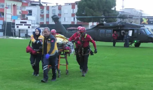 Aydın'da zorlu kurtarma operasyonu