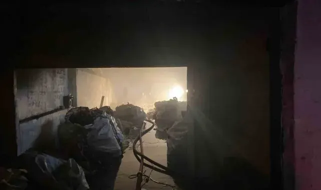 Ankara'da atık deposunda yangın çıktı