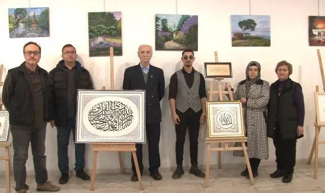 Kütahya'da karma sergi sanatseverlerle buluştu