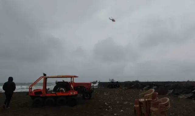 Kayıp balıkçıyı aramaya olumsuz hava engeli