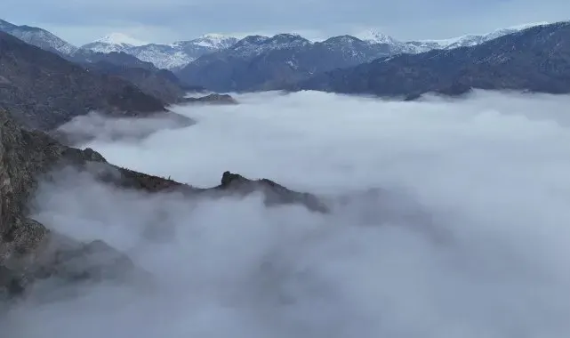 Artvin'de bulutların dansı
