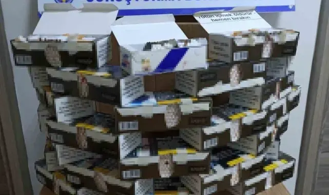5 bin 40 dolu makaron ele geçirildi