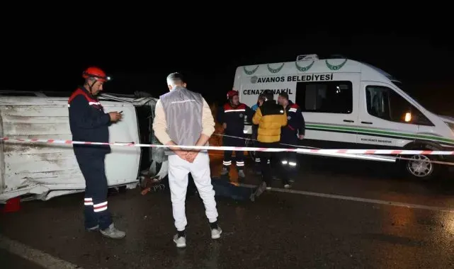 Kontrolden çıkan otomobil takla attı: 1 ölü