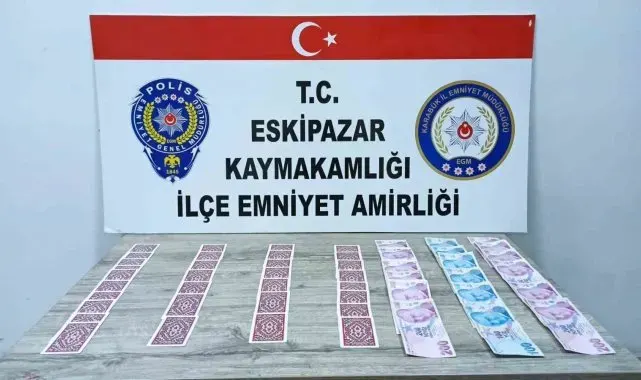Karabük'te kumar oynayan şahıslara para cezası