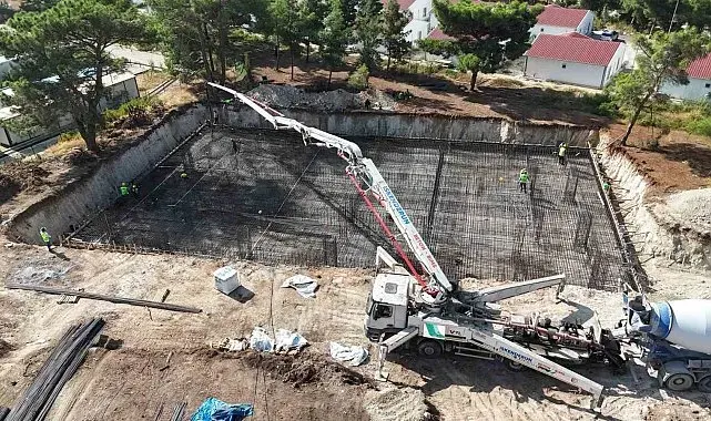 HBB, Belen'de yarı olimpik yüzme havuzunun temelini attı