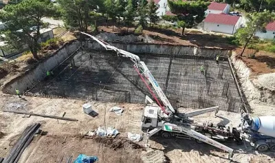 HBB, Belen'de yarı olimpik yüzme havuzunun temelini attı