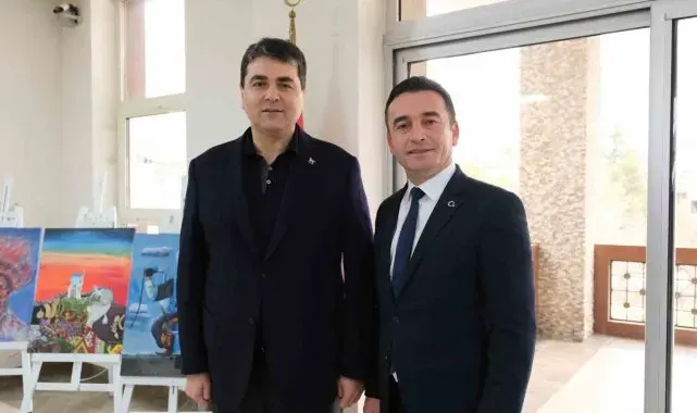 Demokrat Parti Genel Başkanı Uysal'dan Başkan Dökmeci'ye ziyaret