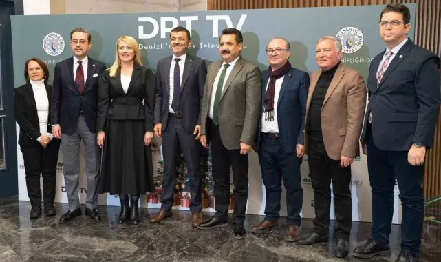 Denizli protokolü 2025'i DRT TV ekranlarında karşıladı