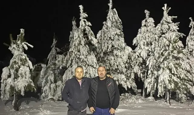 Ulus Dağı'nda kar kalınlığı 30 santimi geçti