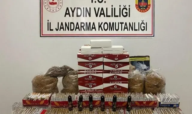 Söke'de 55 bin dolu makaron ele geçirildi