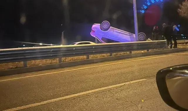 Batman'da kontrolden çıkan otomobil takla attı: 1 yaralı