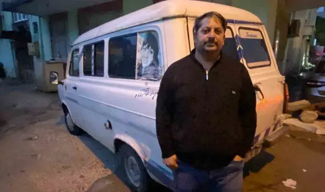Nostaljik minibüsünden teybi çalınan adamdan hırsıza 'Şiki Şiki Baba' tepkisi