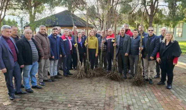 Hastalıklara dayanıklı kestane fidanları Nazillili üreticilere dağıtıldı