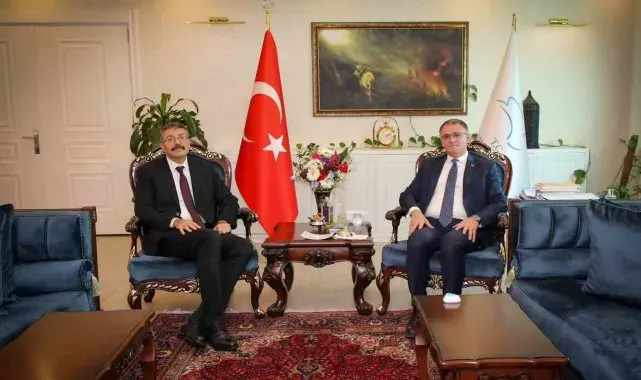 Vali Çelik'ten Vali Balcı'ya ziyaret