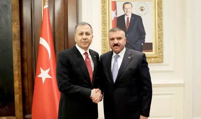 Bakan Yerlikaya, Irak İçişleri Bakanı Şemmeri ile bir araya geldi