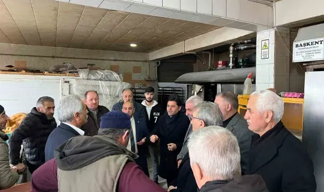 Başkan Adıgüzel'den Sarıkamış'ta esnaf ziyareti