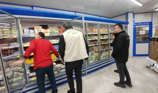 Beyşehir ve Hüyük'te gıda güvenliğine yönelik denetimler yıl sonunda da hız kesmedi
