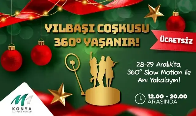M1 Konya AVM'de 360 çekim deneyimi