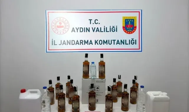 Aydın'da kaçak alkol operasyonu