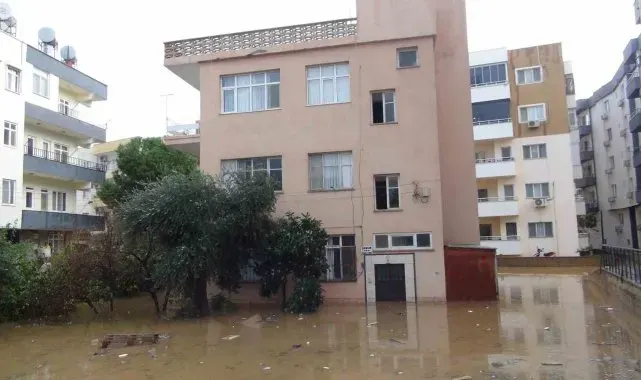 Mersin'de Akkuyu Nükleer Güç Santralinde çalışan Rus vatandaş sel mağduru oldu