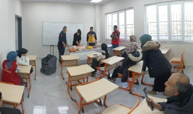 Sincik'te heimlich manevrası eğitimi verildi