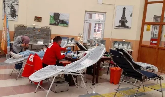 Emet MYO'da kan bağışı kampanyası