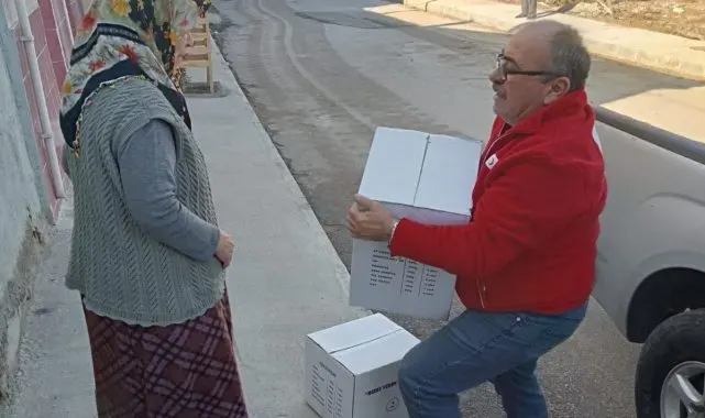 Kızılay'dan ihtiyaç sahibi ailelere destek